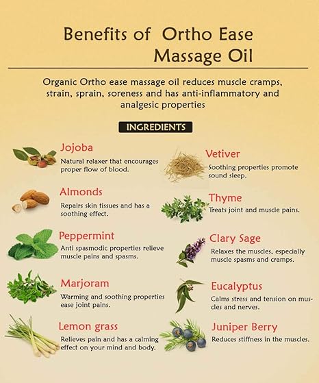 benefits of ortho ease massage oil