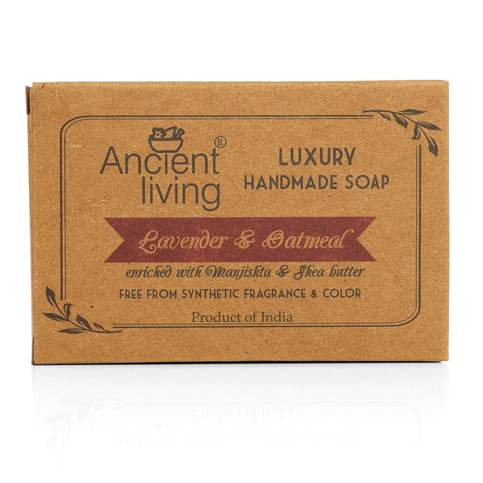 Ancient Living Lavender & Oatmeal Luxury Handmade Soap - 100 gm