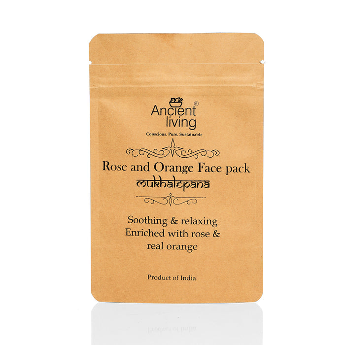 Ancient Living Rose & Orange Face Pack - 40 gm