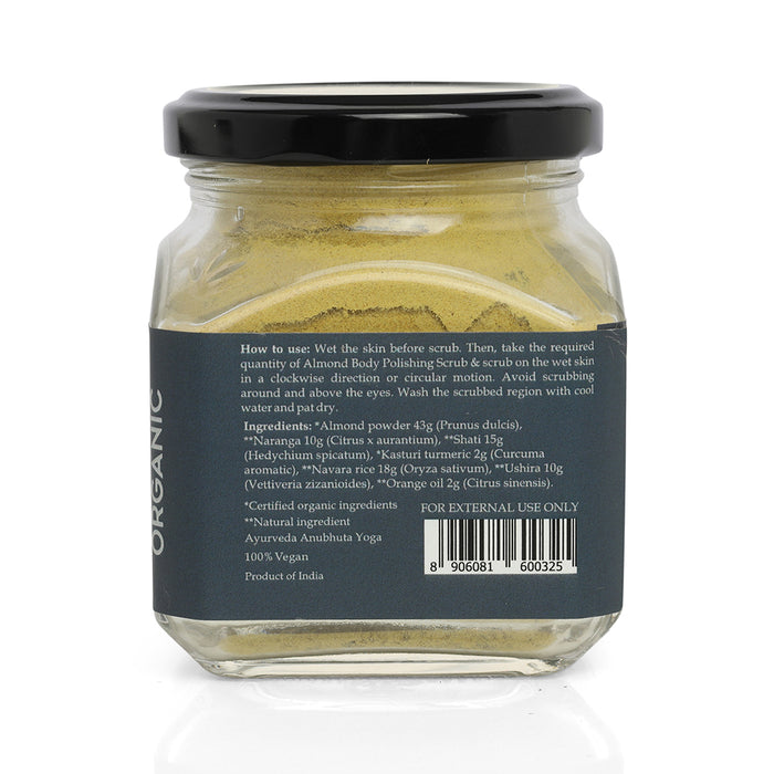 Almond Body Polishing Scrub Jar - 100 gm