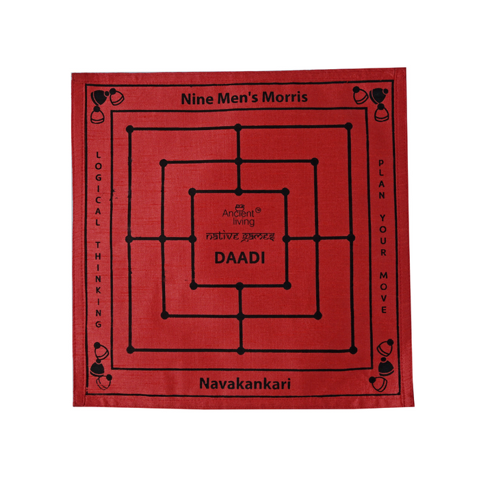 Ancient Living Daadi Raw Silk Board Game - 1 Pcs