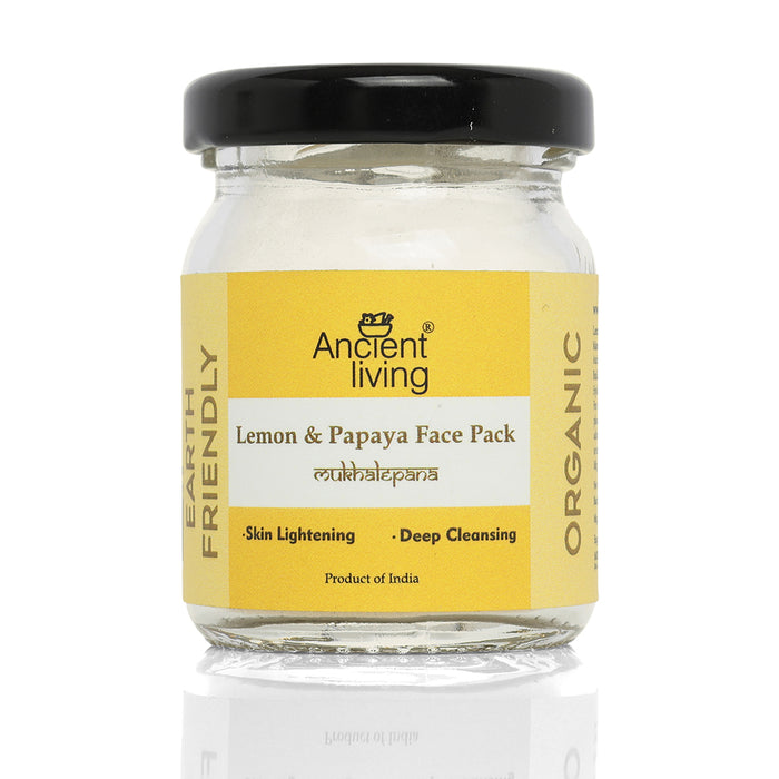 Ancient Living Organic Lemon & Papaya Face Pack - 20 gm
