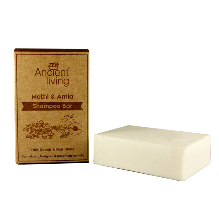 Ancient Living Methi And Amla Shampoo Bar - 100 gm