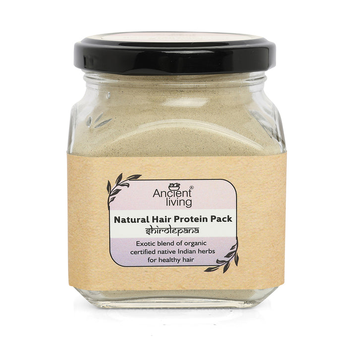 Ancient Living Natural Hair Protein Pack | Organic Certified Ingredients | Chemical Free Pack for Healthy Hair - 100 gm