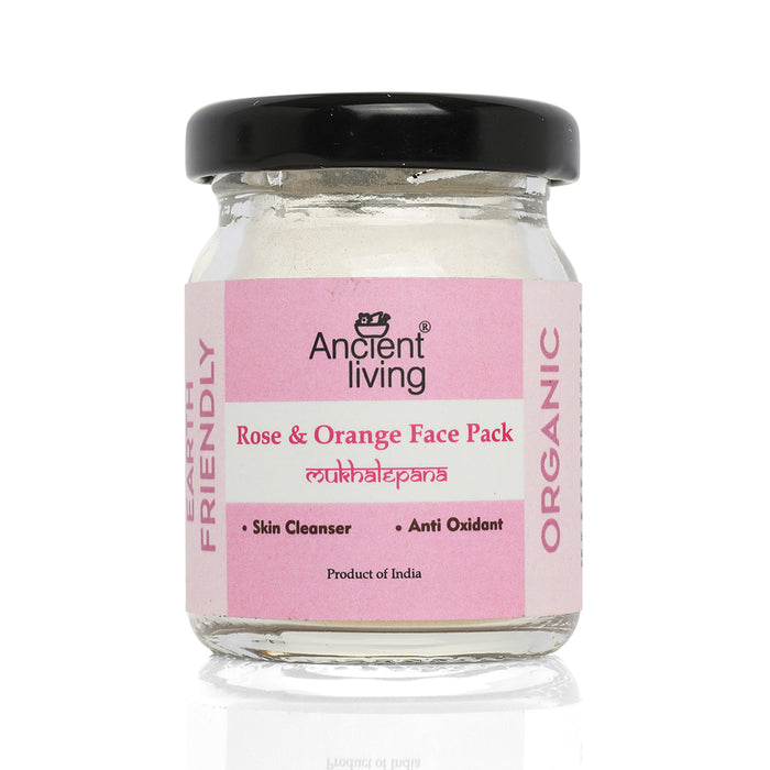 Ancient Living Organic Rose & Orange Face Pack - 20 gm