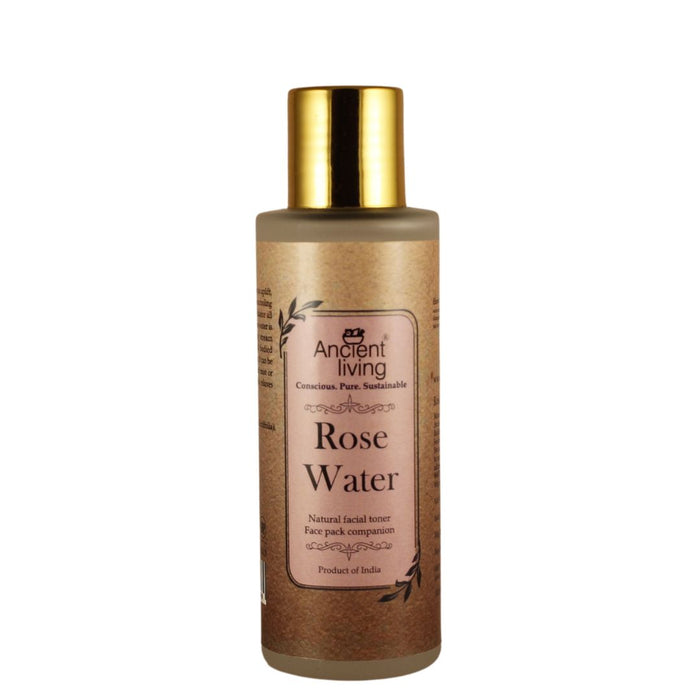 Ancient Living ROSE WATER - Glass Bottle - 100 ml