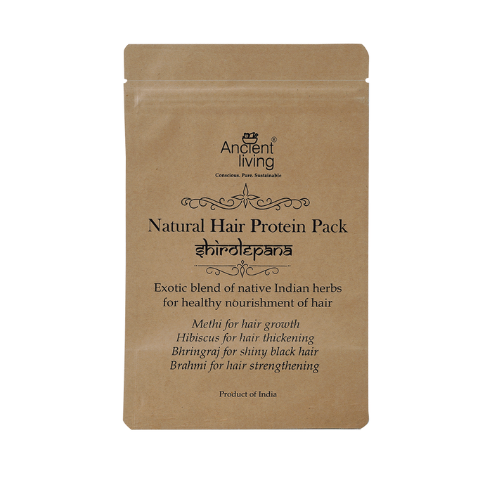 Ancient Living Natural Hair Protein Pack - Pouch - 100 gm