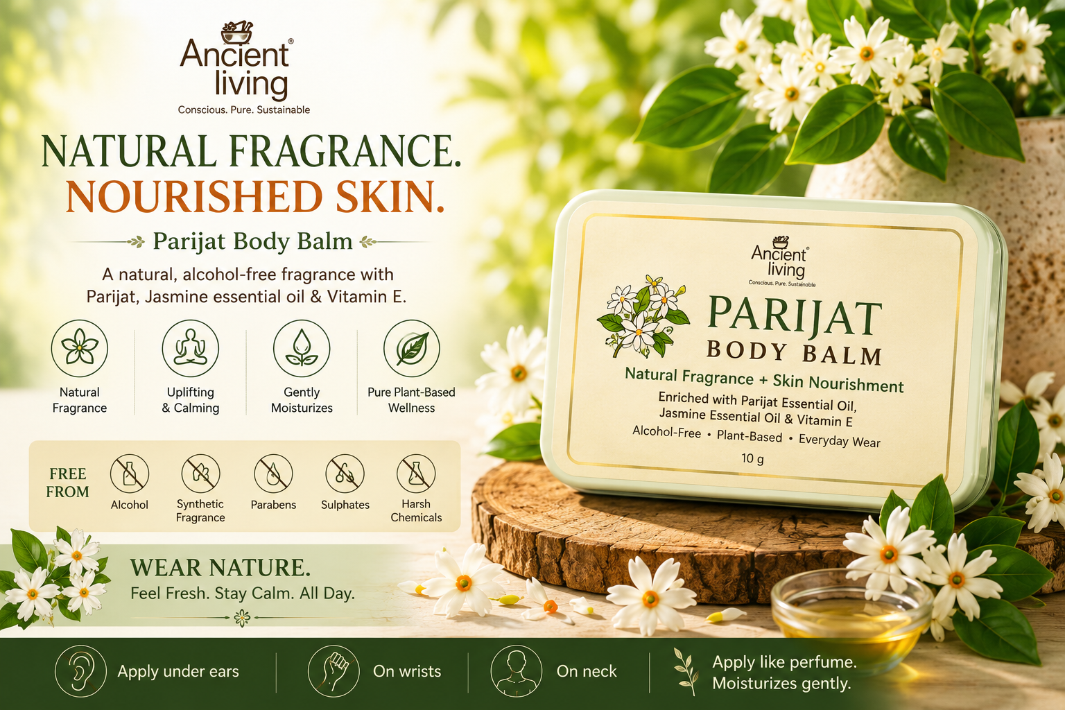 Parijat Body Balm | Natural Skin Moisturizer | Ancient Living