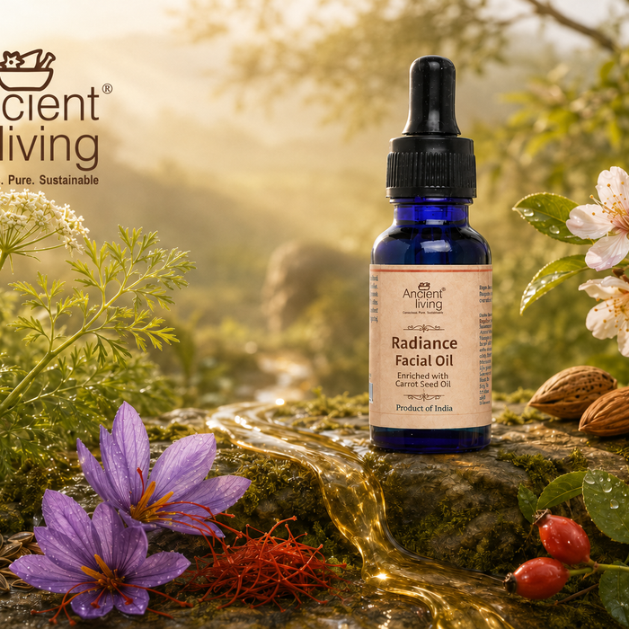 Ancient Living Radiance Facial Oil: Natural Nourishment for a Healthy-Looking Glow