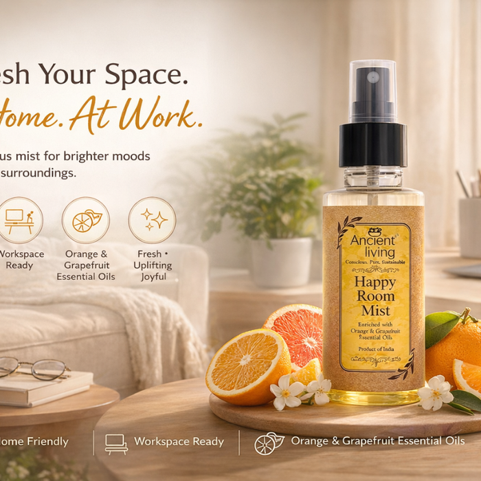 Happy Room Mist Spray – A Simple Way to Refresh Your Mood and Space By Ancient Living