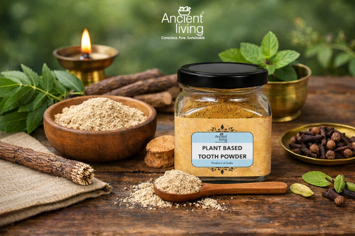 Plant-Based Tooth Powder: A Natural Way to Care for Your Teeth the Ancient Living Way