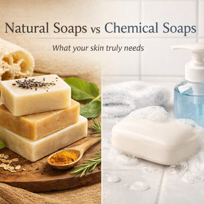 Natural Soaps vs Chemical Soaps: Why Your Skin Deserves Better