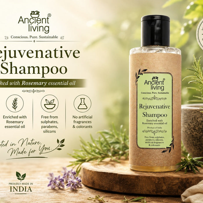 Rejuvenative Shampoo with Rosemary Essential Oil | Ancient Living