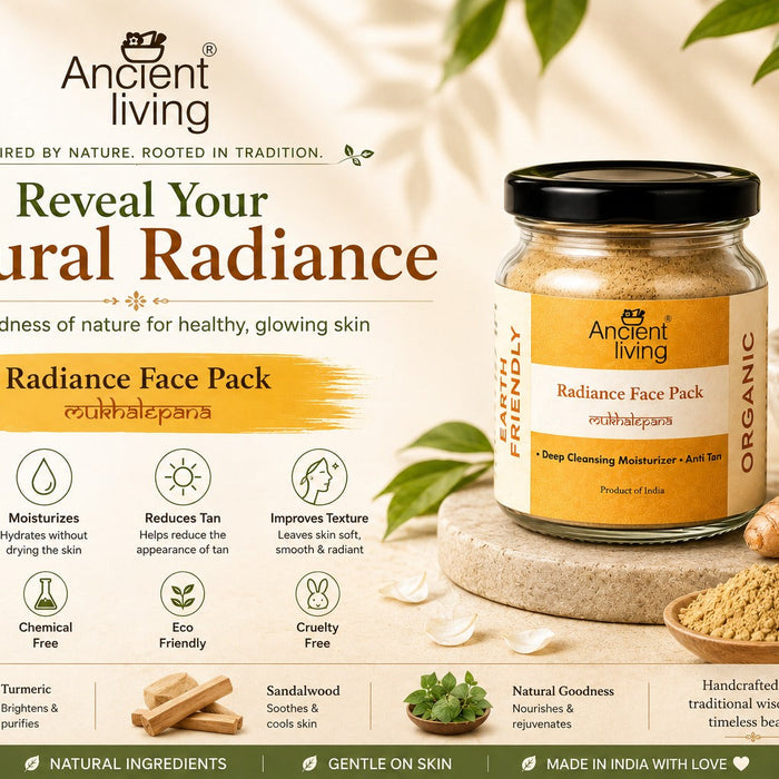 Ancient Living Radiance Face Pack | Natural Glow for Healthy Skin