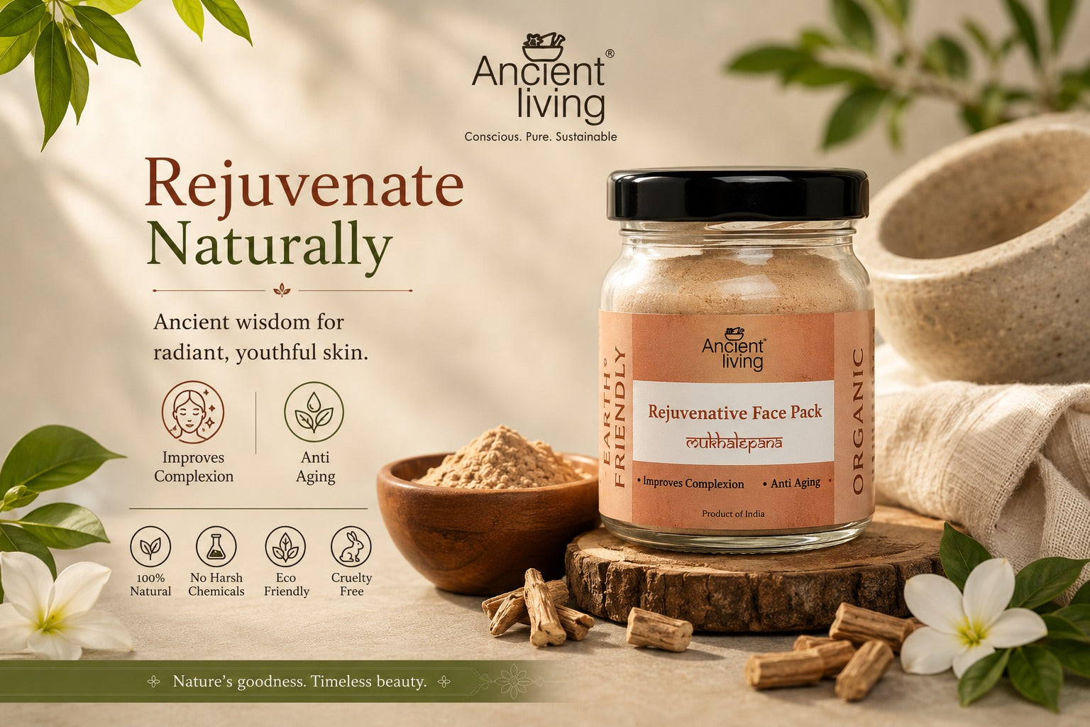 Rejuvenative Face Pack: Rediscover the Beauty of a Mindful Skin-Care Ritual