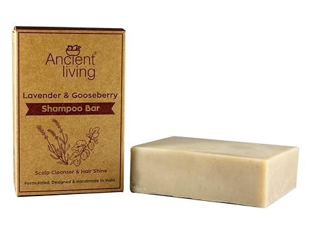 Ancient Living Gooseberry And Lavender Shampoo Bar - 100 gm