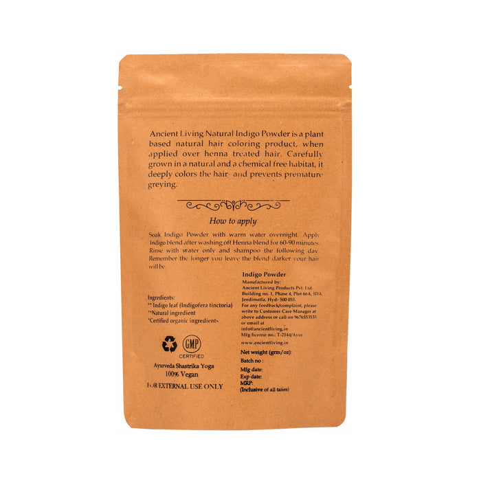 Orange package of Soapnut Hair Cleanser with 'Ancient Living' branding
