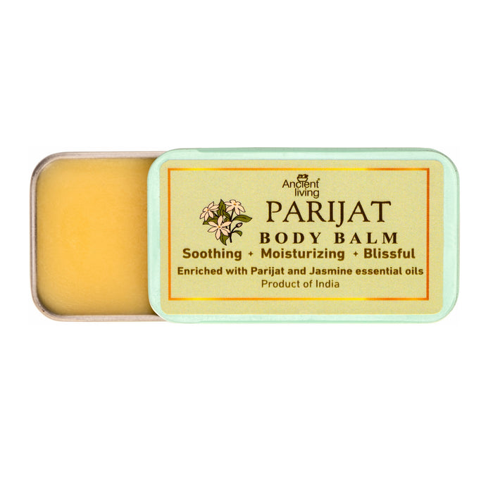 Parijat body balm with packaging 