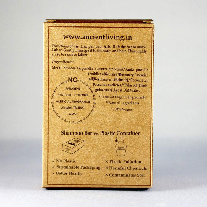 Ancient Living Methi And Amla Shampoo Bar - 100 gm