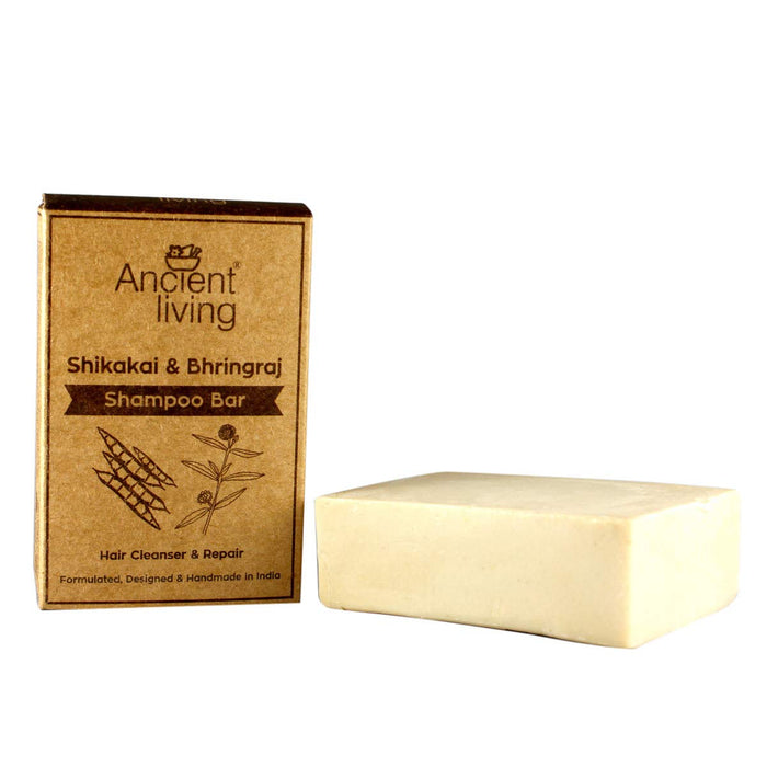 Ancient Living Shikakai & Bhringraj Shampoo Bar - 100 gm