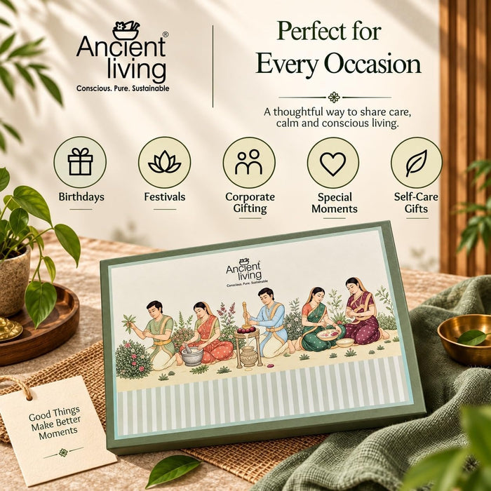 Ancient Living Natural Handmade Soap Gift Set for Bath | 4 × 100 g