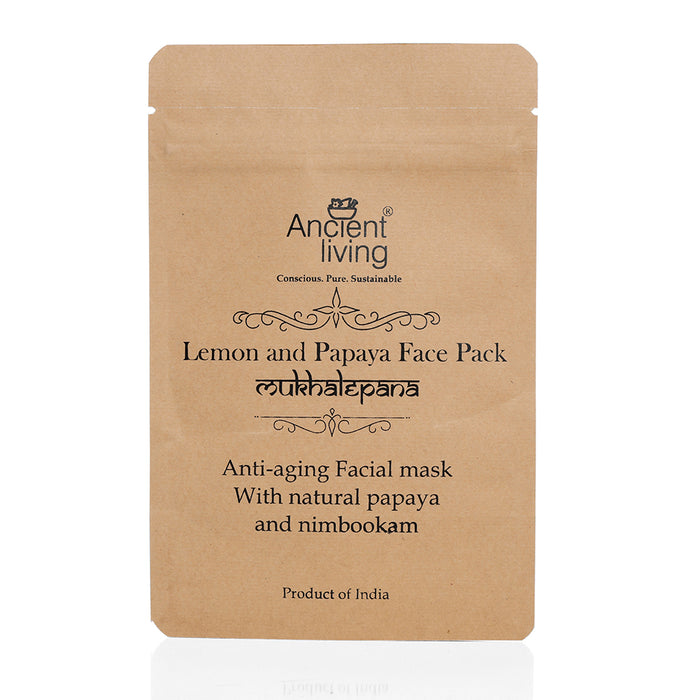 Ancient Living Lemon & Papaya Face Pack - 40 gm