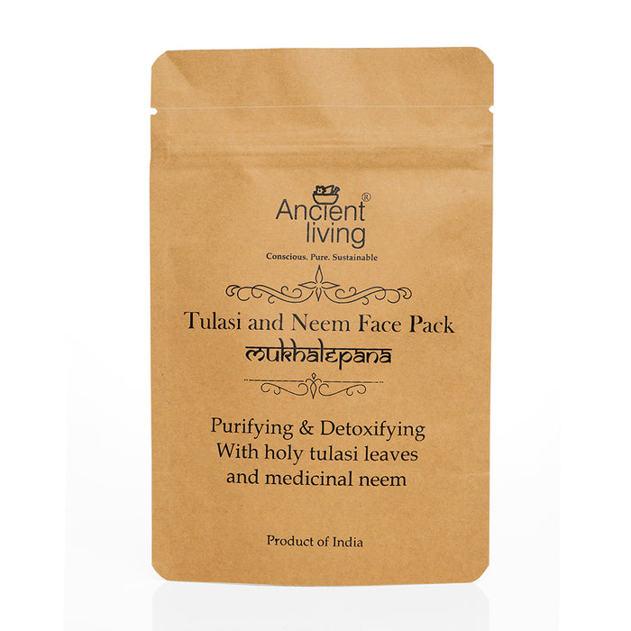 Ancient Living Tulasi & Neem Face Pack - 40 gm