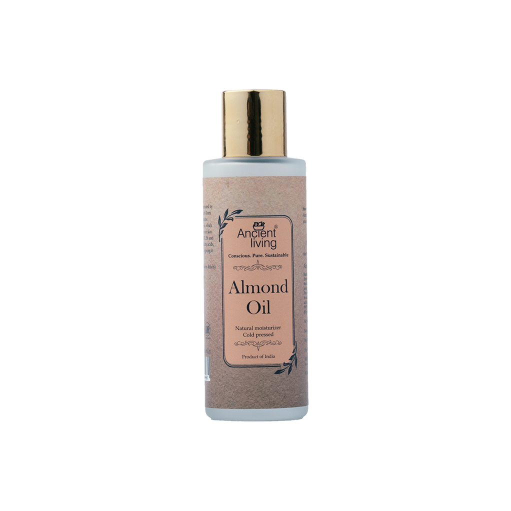 Ancient Living Almond Oil Glass Bottle 100 ml — Ancient Living.in