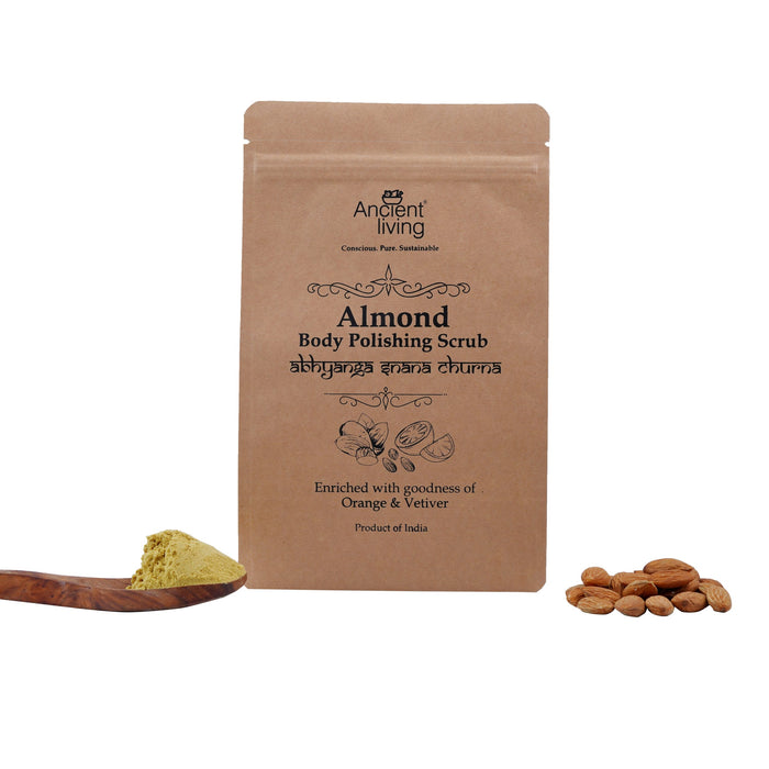 Almond Body Polishing Scrub Pouch - 100 gm
