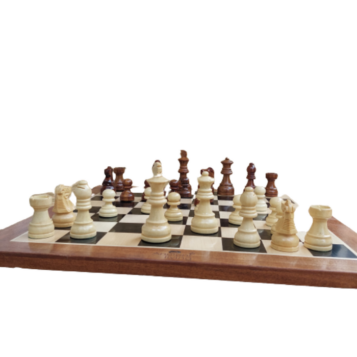 Ancient Living Magnetic Wooden Non Folding Chess Board Game