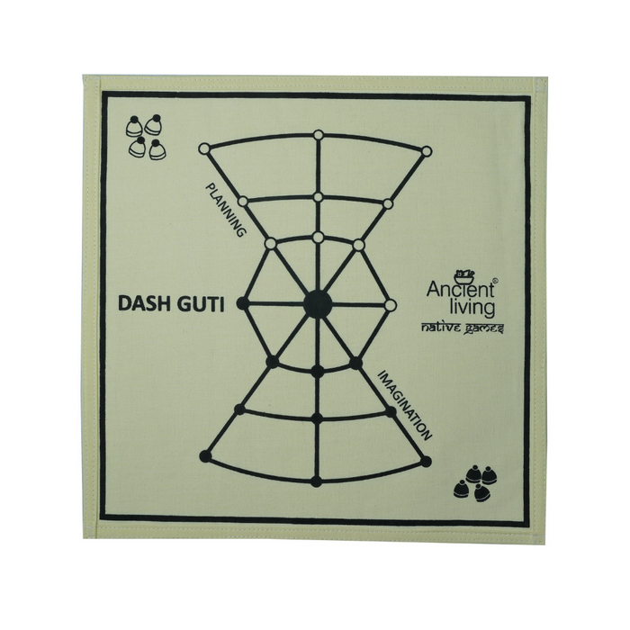 Ancient Living Dash Gutti Board Game - 1 Pcs