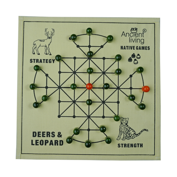 Ancient Living Deer's & Leopard's Board Game