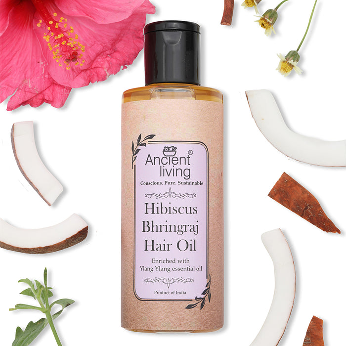 Ancient Living Hibiscus & Bhringraj Hair Oil - 200 ml