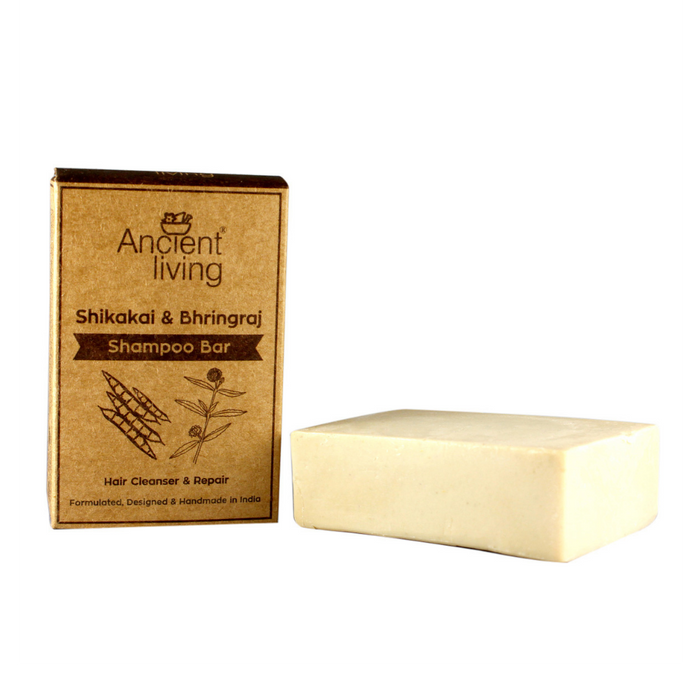 Ancient Living Shikakai & Bhringraj Shampoo Bar - 100 gm