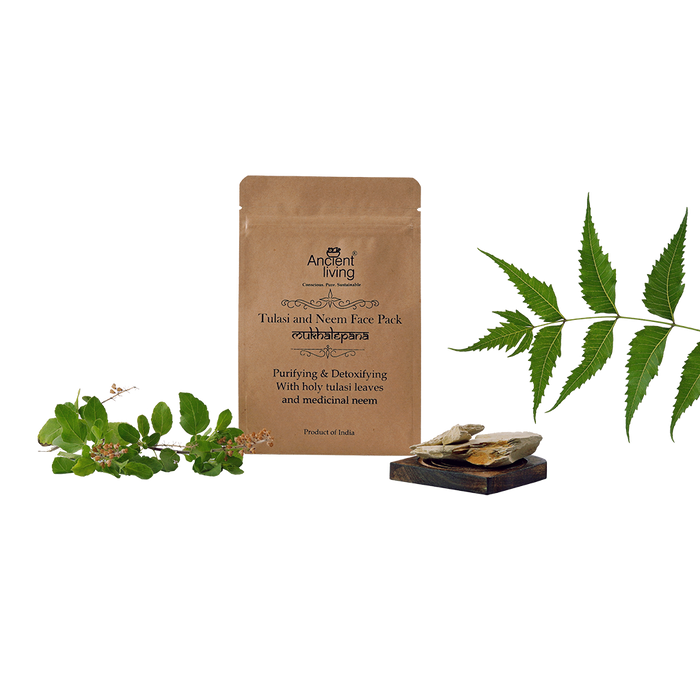 Ancient Living Tulasi & Neem Face Pack - 40 gm
